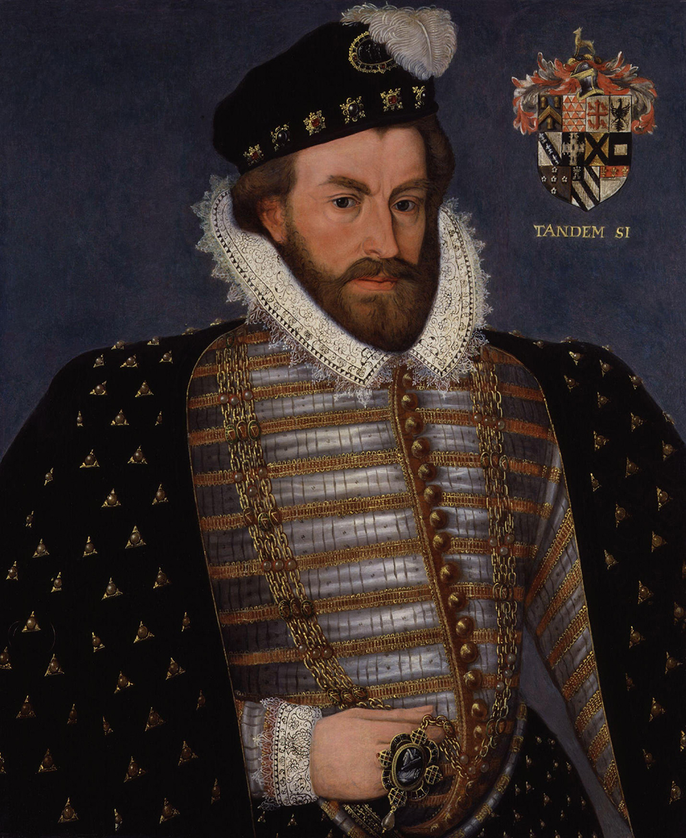 Sir Christopher Hatton, unknown artist, 17th century after a work from 1589